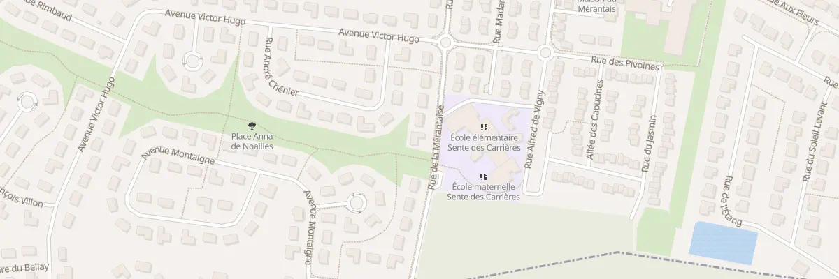 Plan du 22 Rue de la Mérantaise à Voisins-le-Bretonneux