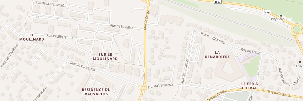 Plan du 20 Rue de Cergy à Osny