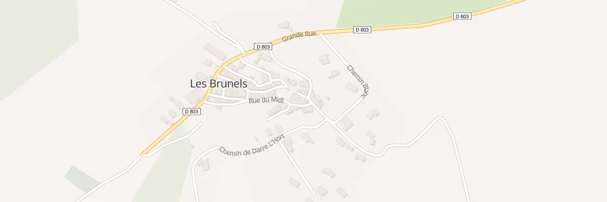Plan du 12 Le Village aux Brunels