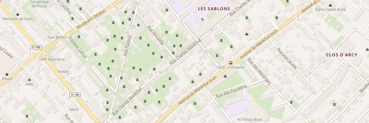 Plan du 66 Rue Charles Maréchal à Poissy