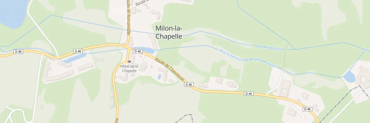Plan du 1 Rte de Chevreuse à Milon-la-Chapelle