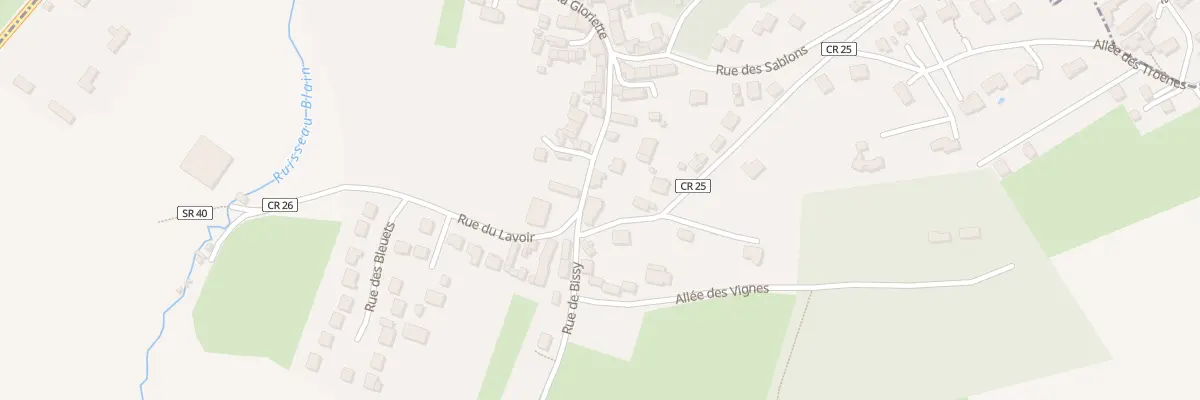 Plan du 9B Rue de Bissy à Forges-les-Bains