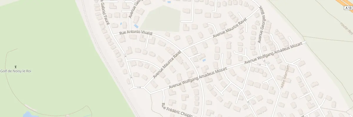 Plan du 16 Rue Antonio Vivaldi à Noisy-le-Roi
