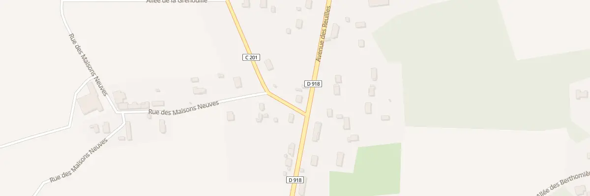 Plan du 61 Av des Reuilles à Méreau