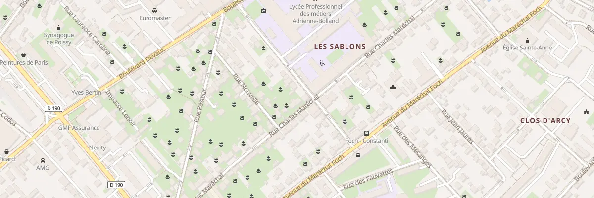 Plan du 55 Rue Charles Maréchal à Poissy
