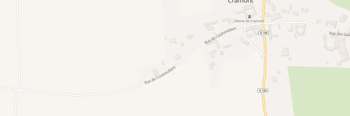Plan du 6 Rue de Coulonvillers à Cramont