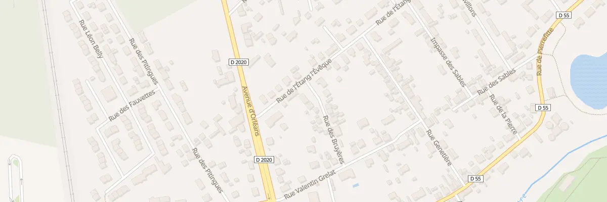 Plan du 11 Rue des Bruyères à Salbris