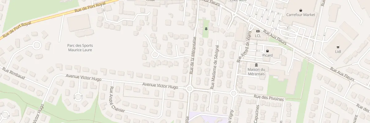 Plan du 8 Rue de la Mérantaise à Voisins-le-Bretonneux