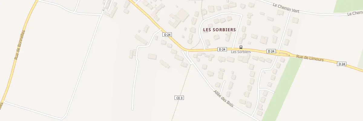 Plan du 5 All des Bles à Pecqueuse