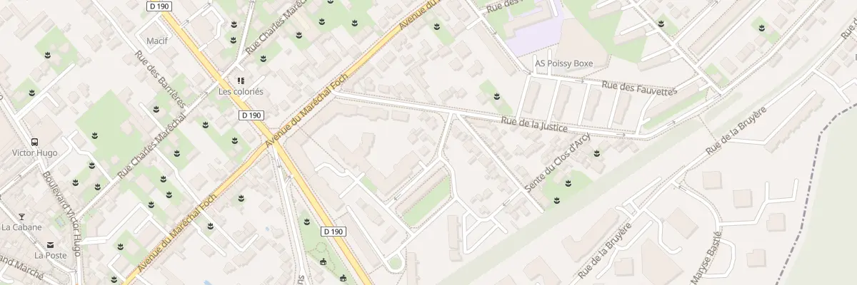 Plan du 4 Rue Madeleine Chartier à Poissy