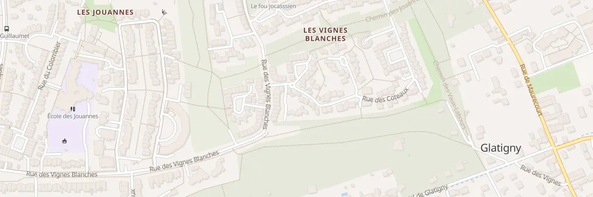 Plan du 6 Rue des Coteaux à Jouy-le-Moutier