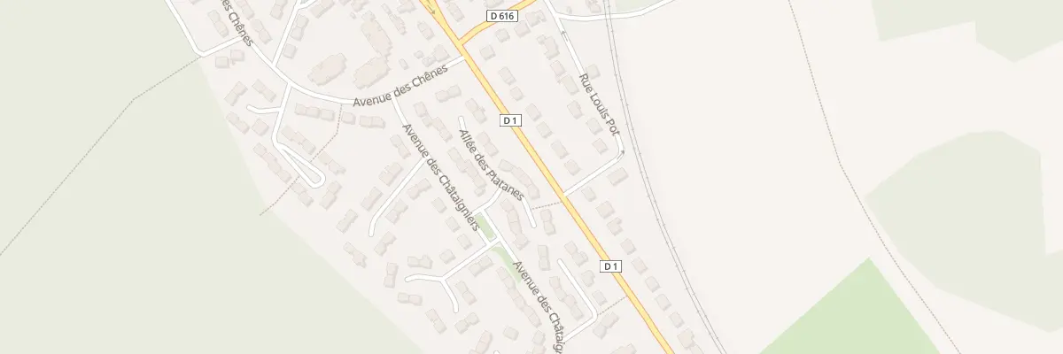 Plan du 16 Rue des Platanes à Beauvais