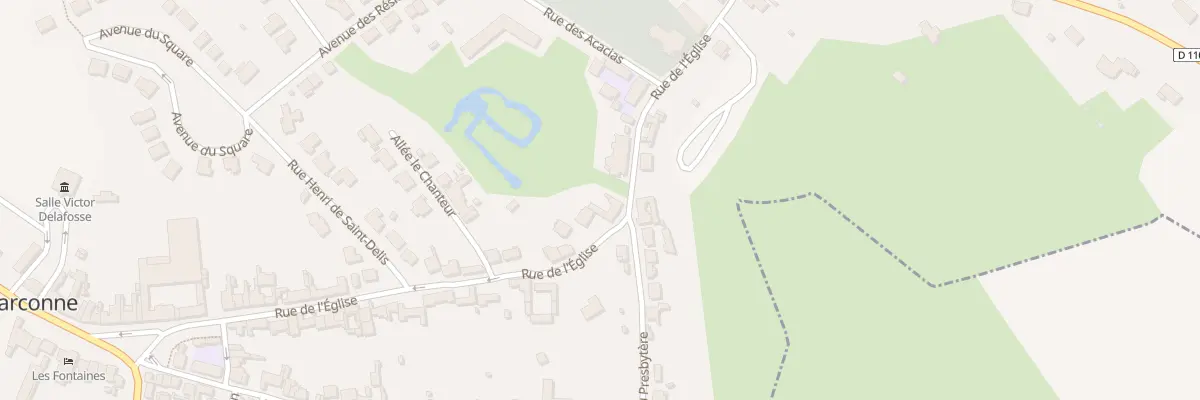 Plan du 51 Rue de l’Église à Hesdin-la-Forêt