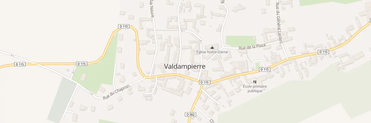 Plan du 2 Rue de Beauvais à Valdampierre