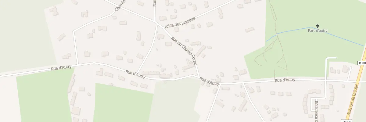 Plan du 36 Rue d’Autry à Méreau