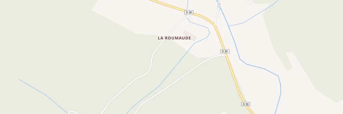 Plan de La Roumaude à Saint-Benoît