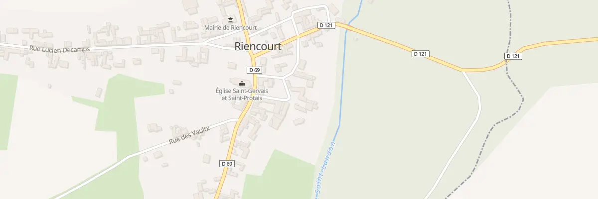 Plan du 5060 Pl de l’Eglise à Riencourt