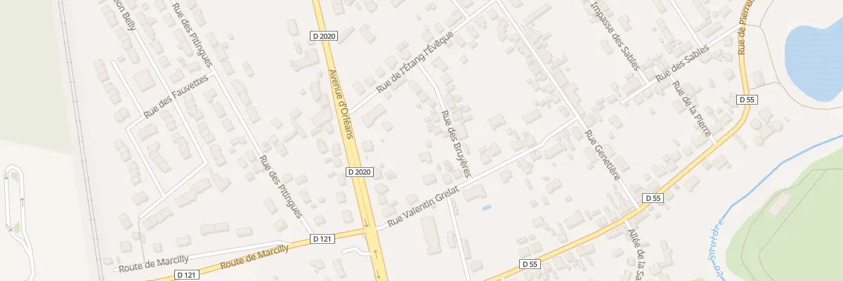 Plan du 3 Rue des Bruyères à Salbris