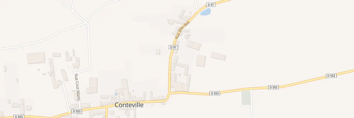 Plan du 9 Rue d’En Bas à Conteville