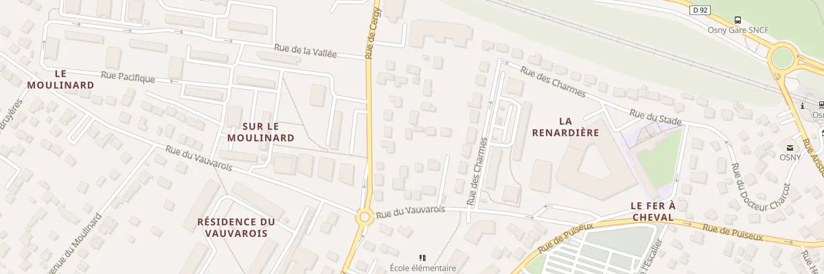 Plan du 24 Rue de Cergy à Osny