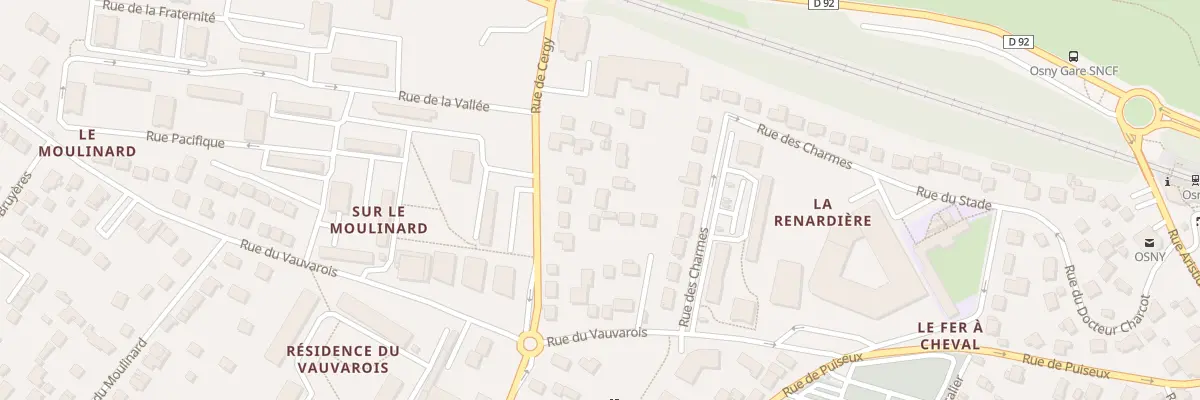 Plan du 22 Rue de Cergy à Osny