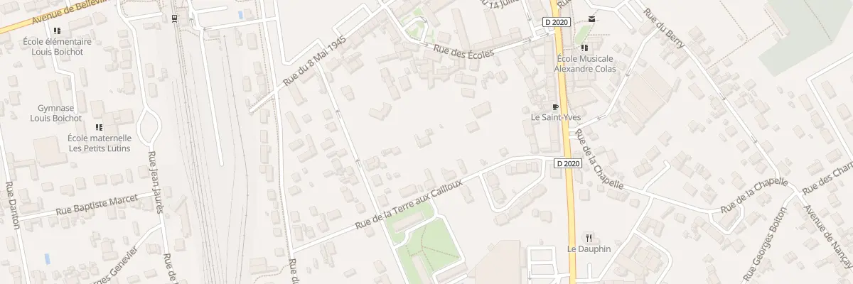 Plan du 18 Rue de la Terre aux Cailloux à Salbris