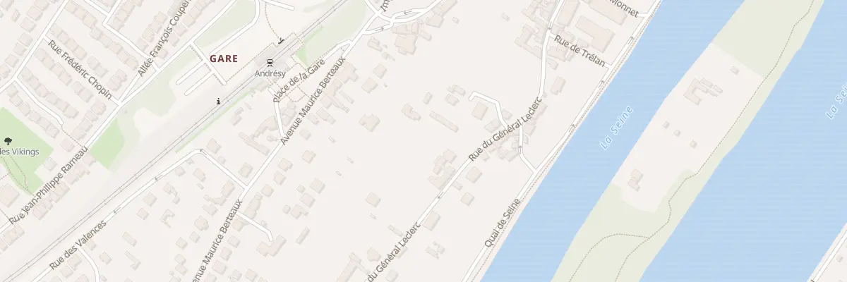 Plan du 62B Rue du Gen Leclerc à Andrésy