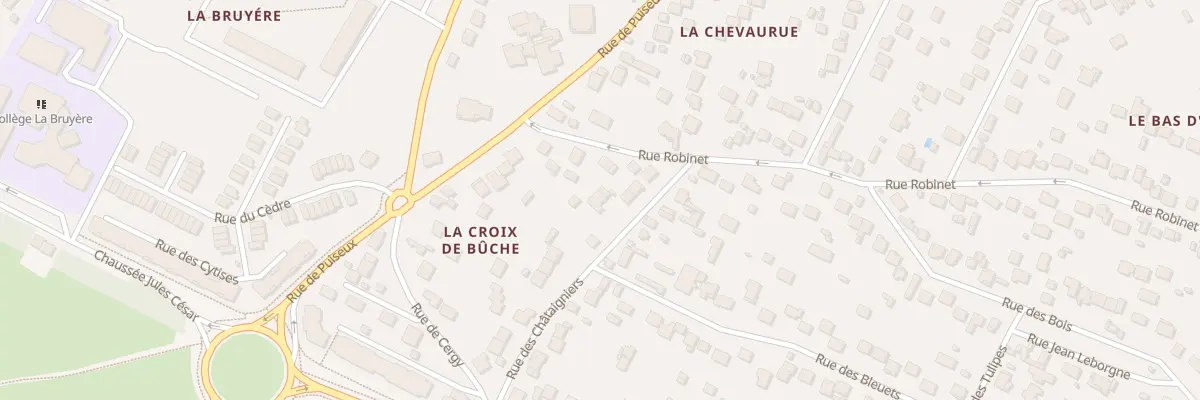 Plan du 8 Rue des Chataigniers à Osny