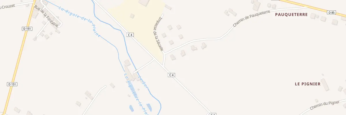 Plan du 46 Che de Pauqueterre à Sorèze