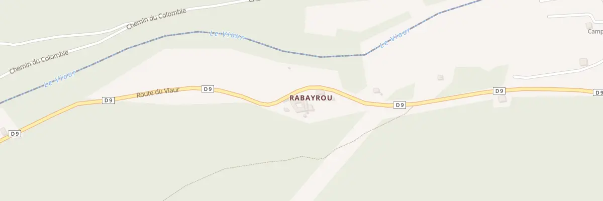 Plan du 631 Rte du Viaur à Saint-Christophe