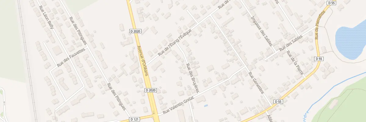 Plan du 7 Rue des Bruyères à Salbris