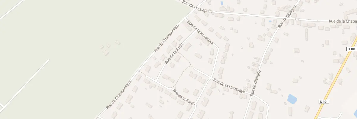Plan du 14 Rue de la Forêt à Vouzon
