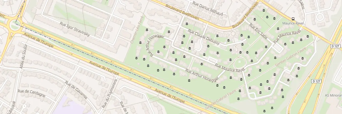 Plan du 18 Rue Arthur Honnegger à Guyancourt
