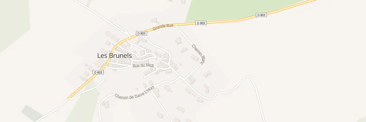 Plan du 139 Sus Brunels aux Brunels