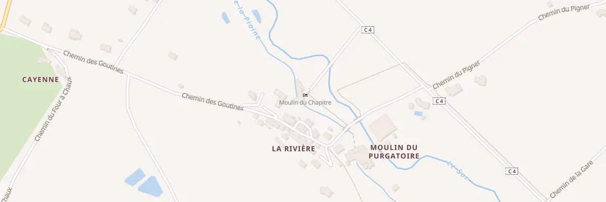 Plan du 5387 Moulin du Chapitre à Sorèze