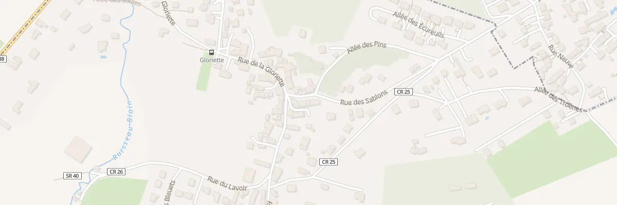 Plan du 6 Rue des Sablons à Forges-les-Bains