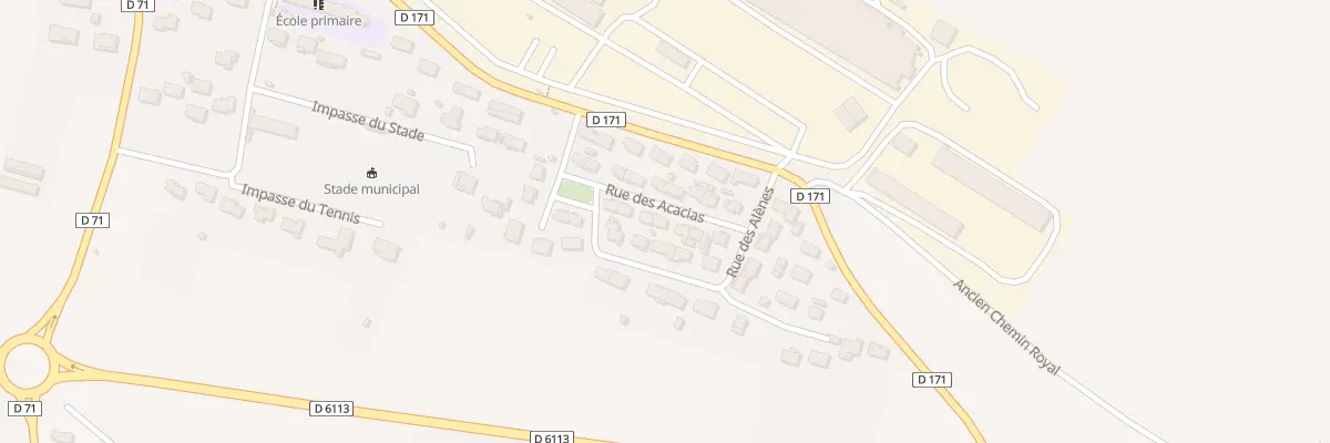 Plan du 7 Rue des Acacias à Lasbordes