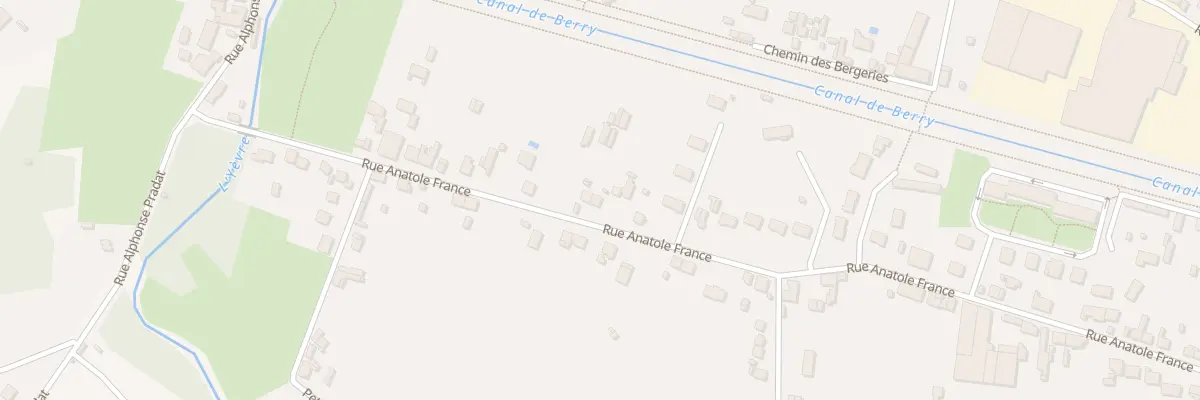 Plan du 98 Rue Anatole France à Vierzon