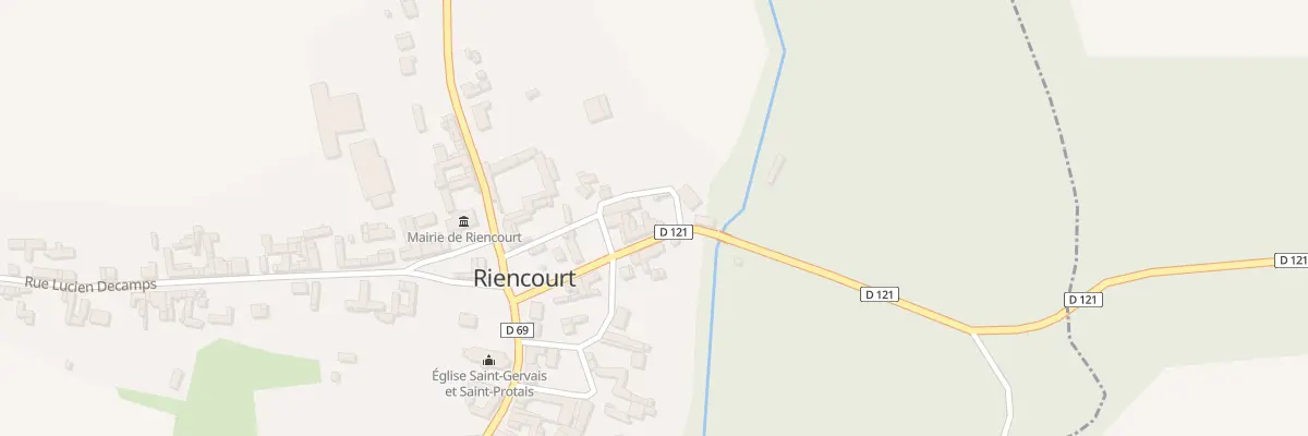 Plan du 9 Rue Saint Landon à Riencourt