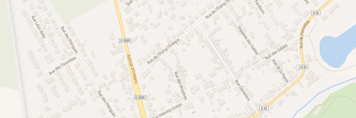 Plan du 14 Rue des Bruyères à Salbris