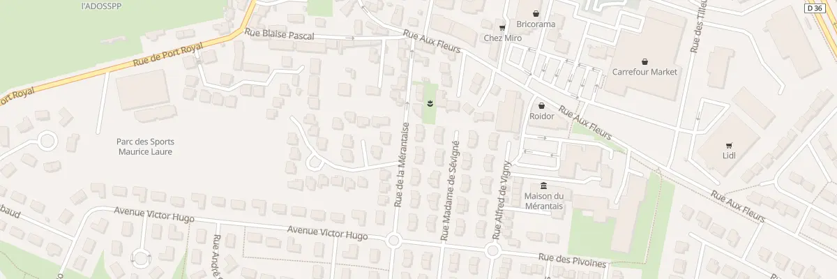 Plan du 13 Rue de la Mérantaise à Voisins-le-Bretonneux