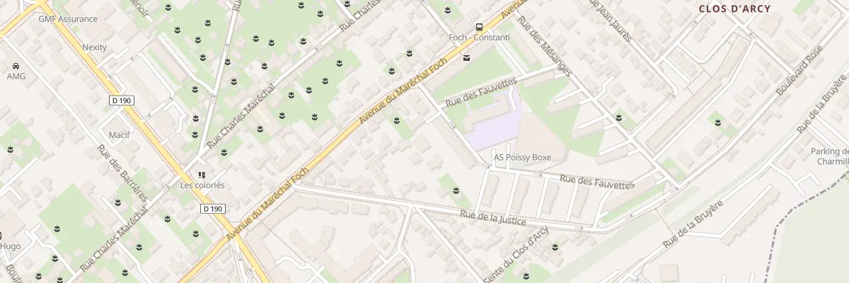 Plan du 2 Imp des Fauvettes à Poissy
