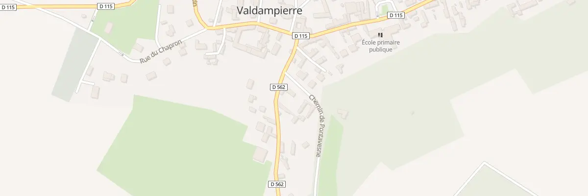 Plan du 5 Rue du Val de Pouilly à Valdampierre