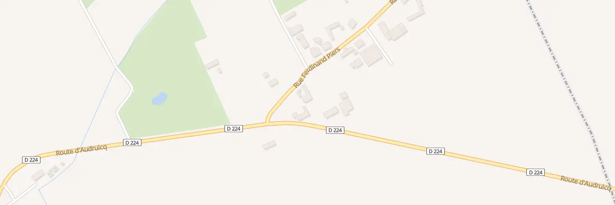 Plan du 169 Rte d’Audruicq à Nortkerque