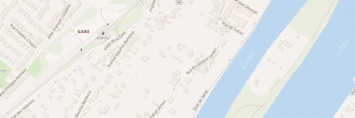 Plan du 60 Rue du Gen Leclerc à Andrésy