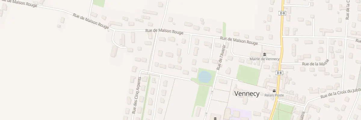 Plan du 25T Rue de Maison Rouge à Vennecy