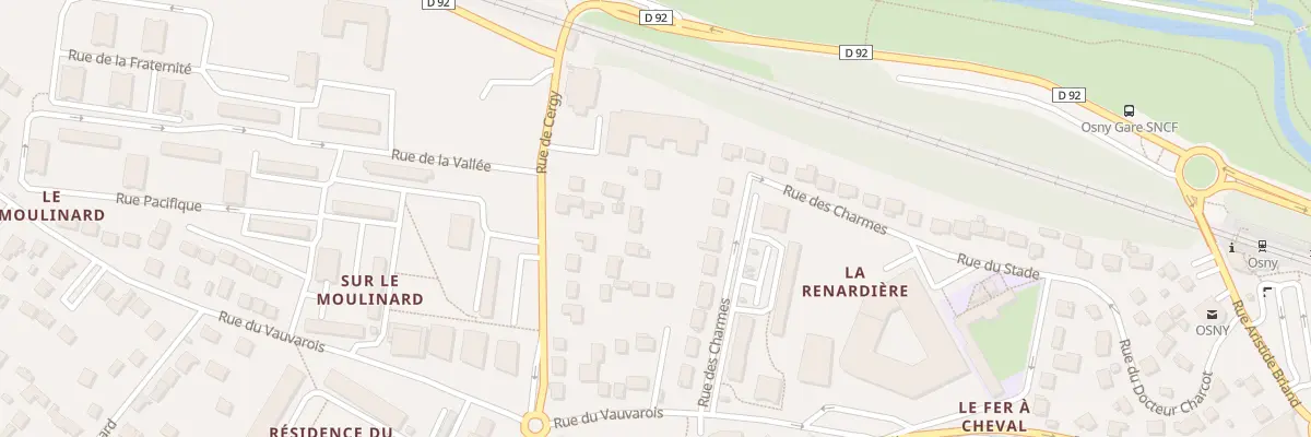 Plan du 14 Rue de Cergy à Osny