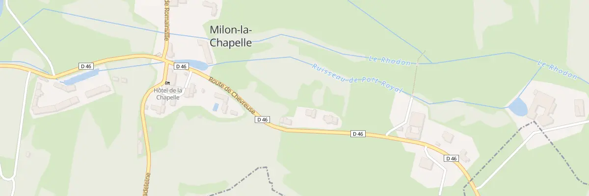 Plan du 3 Rte de Chevreuse à Milon-la-Chapelle