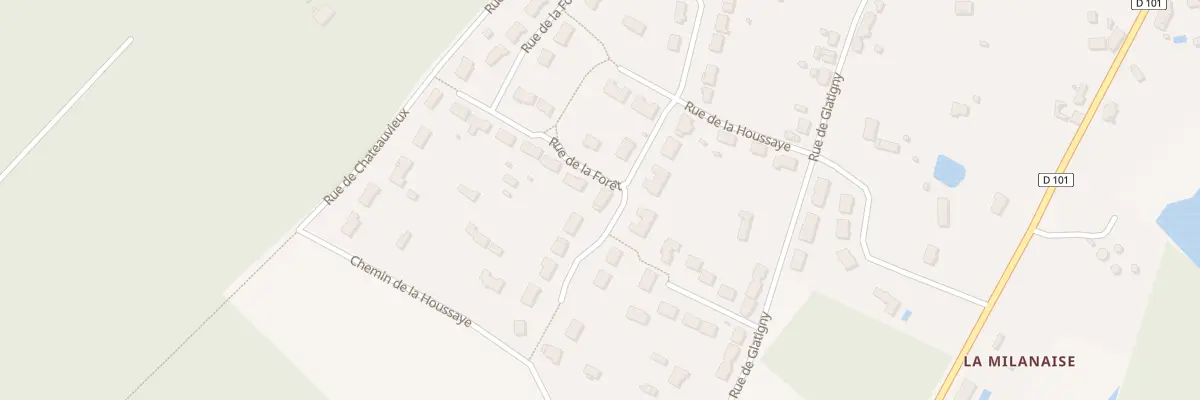 Plan du 21 Rue de la Forêt à Vouzon