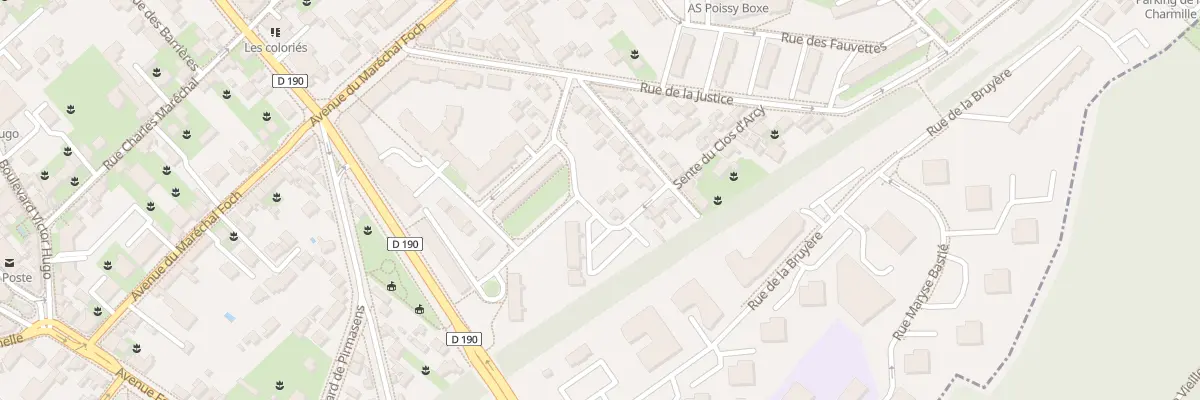 Plan du 15 Rue Madeleine Chartier à Poissy